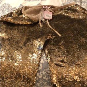 Calypso St.Barths gold sequin pants